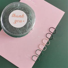 Metal Mini Paper Clip Bookmark Photo Memo Ticket Clip Binder Office School Suppl