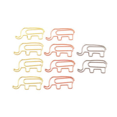 Elephant Shaped Paper Clip - Office Cartoon Clip
