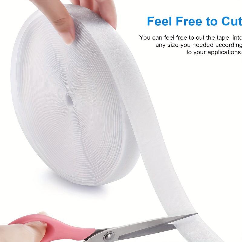 Hook and Loop Tape 2.54 cm x 7.99 m Self Adhesive Fastener Tape Strip