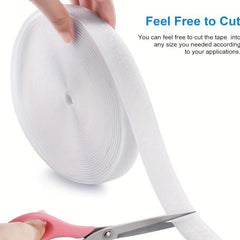 Hook and Loop Tape 2.54 cm x 7.99 m Self Adhesive Fastener Tape Strip