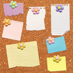 30pcs Colorful Flower Push Pins Thumb Tacks for Home Office Bulletin Board