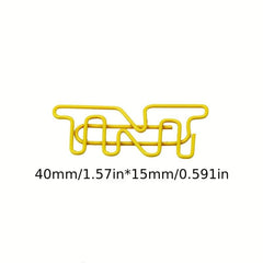 10pcs Letter Paper Clips Creative Bookmarks