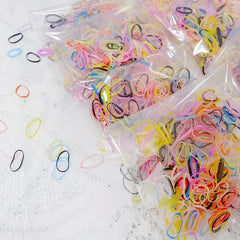 350 Colorful Rubber Bands, Compact for Home School