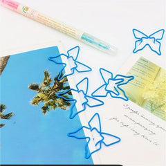 10pcs Butterfly Paper Clips Animals Clip Bookmarks for Students and Office