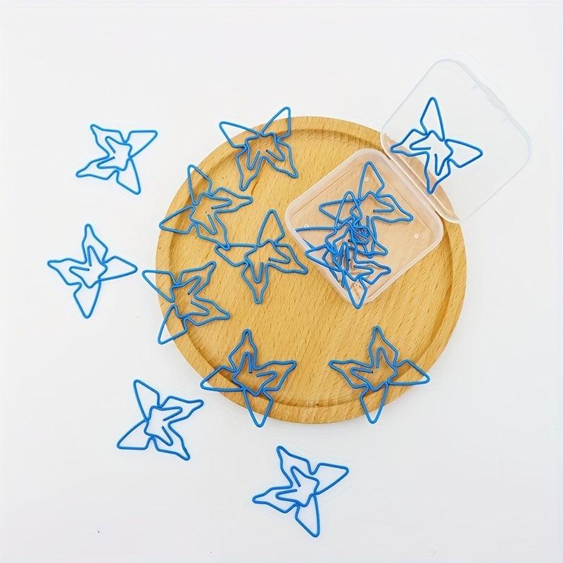 10pcs Butterfly Paper Clips Animals Clip Bookmarks for Students and Office