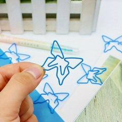 10pcs Butterfly Paper Clips Animals Clip Bookmarks for Students and Office