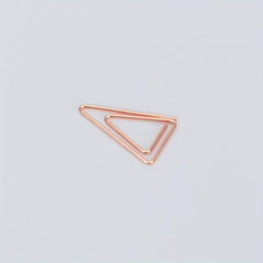 200 Mini Triangle Paper Clips Love Stainless Steel
