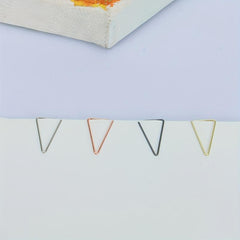 200 Mini Triangle Paper Clips Love Stainless Steel