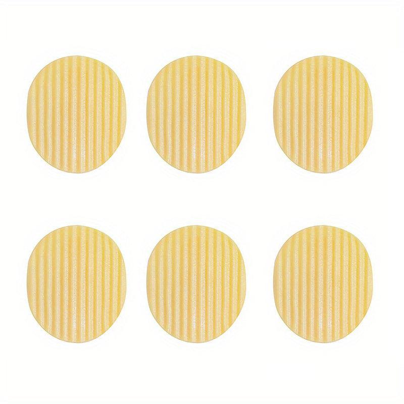 6pcs Potato Chip Shape Clip Data Storage Folder Food Bag Sealing Clip