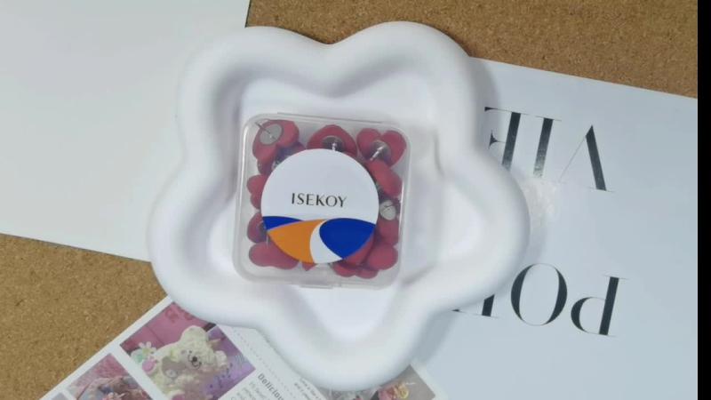 20pcs Heart Shaped Large Push Pins Thumb Tacks For Bulletin Board