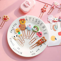 Metal Paper Clip Stationery Memo Clip Bookmark