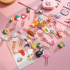 Metal Paper Clip Stationery Memo Clip Bookmark