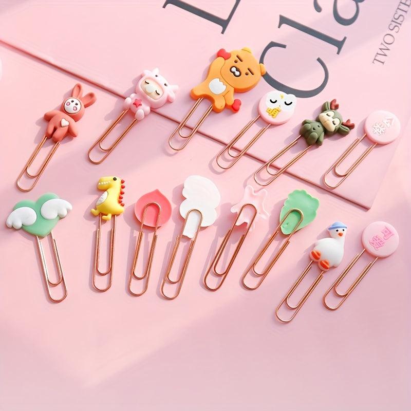 Metal Paper Clip Stationery Memo Clip Bookmark