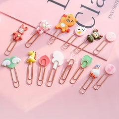 Metal Paper Clip Stationery Memo Clip Bookmark
