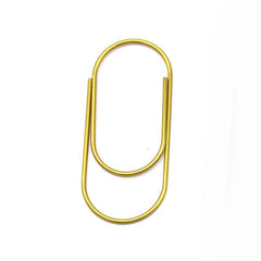 30pcs Mix Colors Metal Paper Clips Bookmarks For Office Notebook School Statione