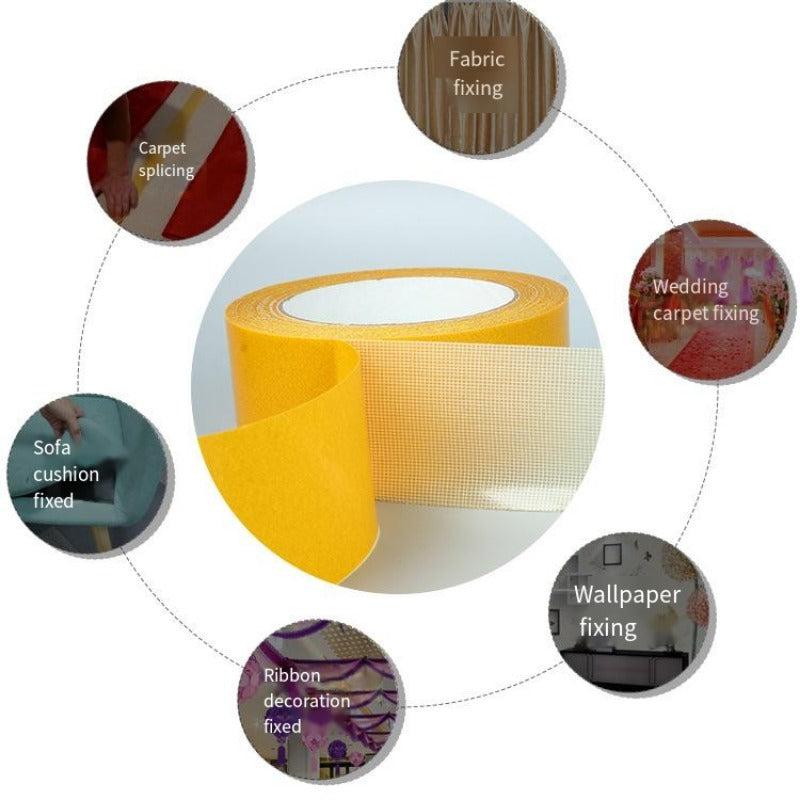 2 Pieces Double Sided Adhesive Tape for Strong Wall Surfaces Fixation