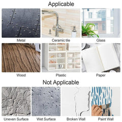 240 Transparent Rectangular Adhesive Stickers for Balloon Decoration