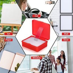 240 Transparent Rectangular Adhesive Stickers for Balloon Decoration