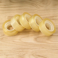 8pcs Single Sided Transparent Tape For Students