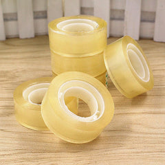 8pcs Single Sided Transparent Tape For Students