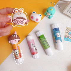 Cartoon Shape Solid Glue High Viscosity Office Supplies Student Stationery