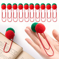 10-Piece Christmas Oversized Paperclip Set