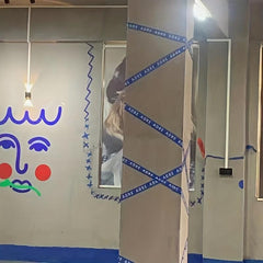 Industrial Style English Printing Klein Wall Tape Creative Decoration Tape