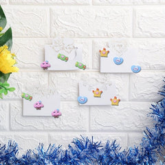 20pcs Cloud Love Heart Shaped Push Pins Cork Board Decoration