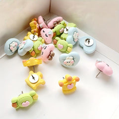 20pcs Cloud Love Heart Shaped Push Pins Cork Board Decoration