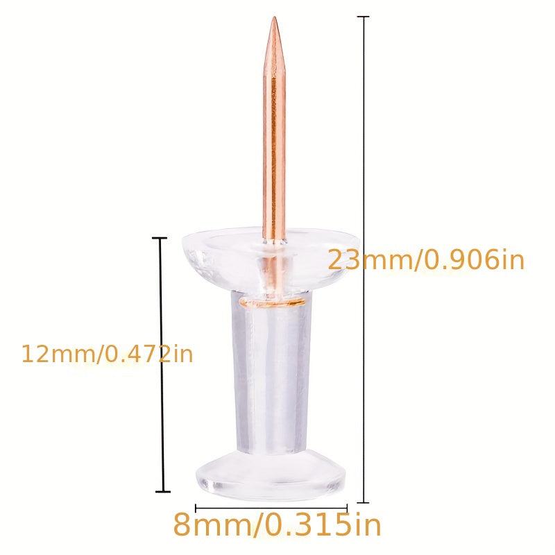 100pcs Rose Golden Push Pins For School Office Decor
