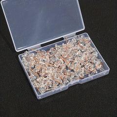 100pcs Rose Golden Push Pins For School Office Decor