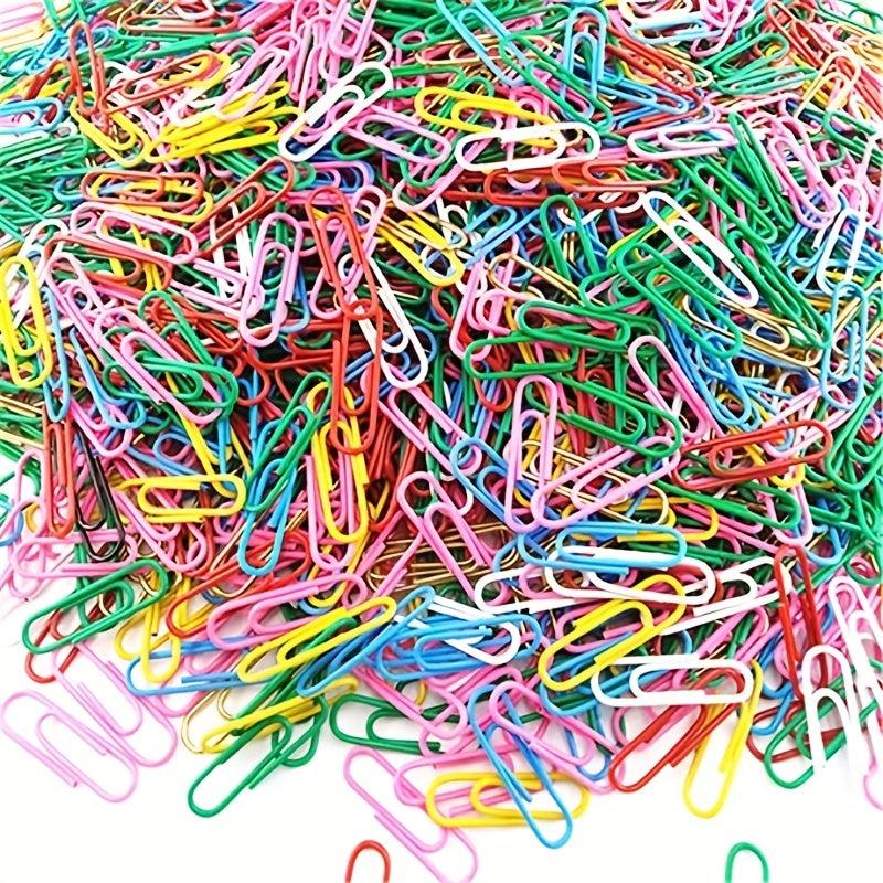 480pcs Rubber Coated Paper Clips 33mm Office Supplies