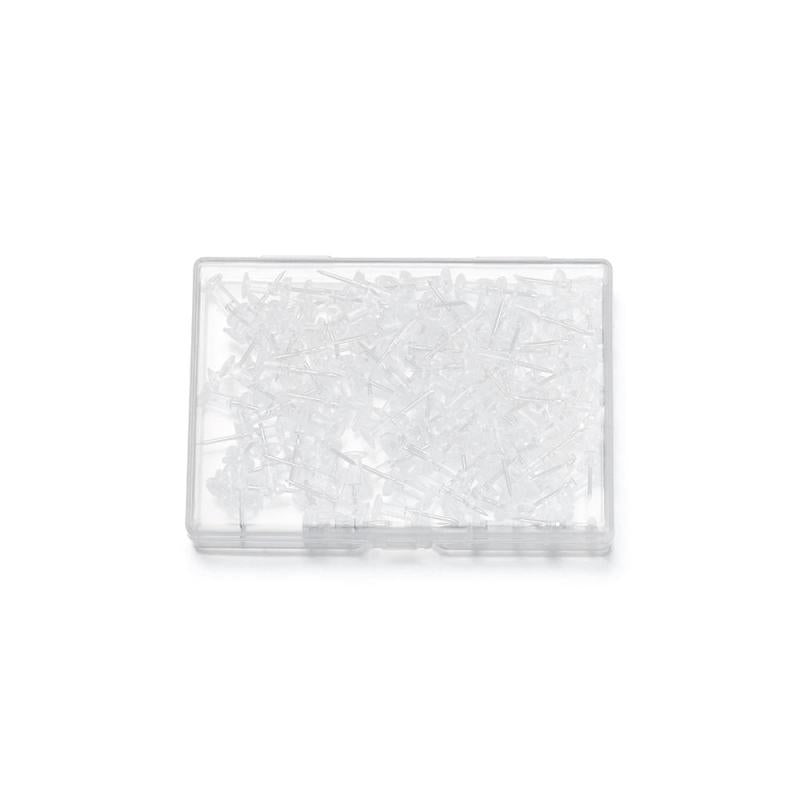 100pcs Clear Thumb Tacks Push Pins Office School Supplies
