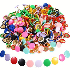 300 Colorful Pins Set in 10 Compartments