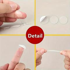 400pcs Transparent Acrylic Double Sided Tape Non Marking Nano Adhesive Stickers