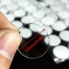 400pcs Transparent Acrylic Double Sided Tape Non Marking Nano Adhesive Stickers