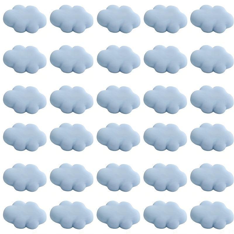 30pcs Cloud Push Pins Hanging Posters Photos Memo DIY School Office Supplies