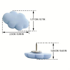 30pcs Cloud Push Pins Hanging Posters Photos Memo DIY School Office Supplies