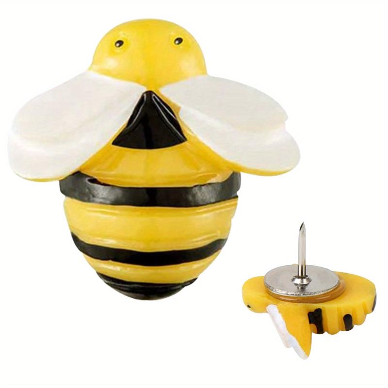 Bee Pins 30 PCS Decorative Push Pins For Cork Board Thumb Tacks Steel
