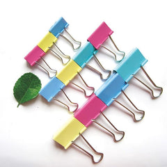 250pc Colorful Office Binder Set - Paper Clips & Binders