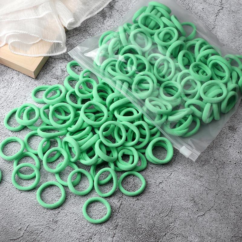 100 Piece Colorful Hair Accessories Set for Ponytails & Scrunchies