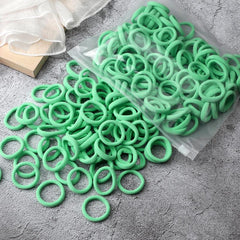 100 Piece Colorful Hair Accessories Set for Ponytails & Scrunchies