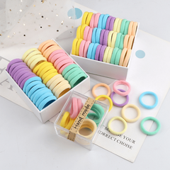 100 Piece Colorful Hair Accessories Set for Ponytails & Scrunchies