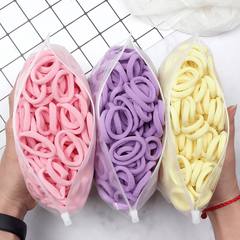 100 Piece Colorful Hair Accessories Set for Ponytails & Scrunchies
