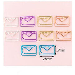10pcs Cactus Diamonds Ice Cream Camera Clip Metal Binder Clips