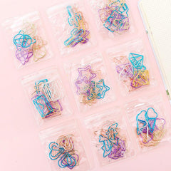 10pcs Cactus Diamonds Ice Cream Camera Clip Metal Binder Clips