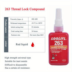 LOCTITE Thread Locking Adhesive 243 High Strength Temp Anaerobi