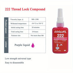 LOCTITE Thread Locking Adhesive 243 High Strength Temp Anaerobi