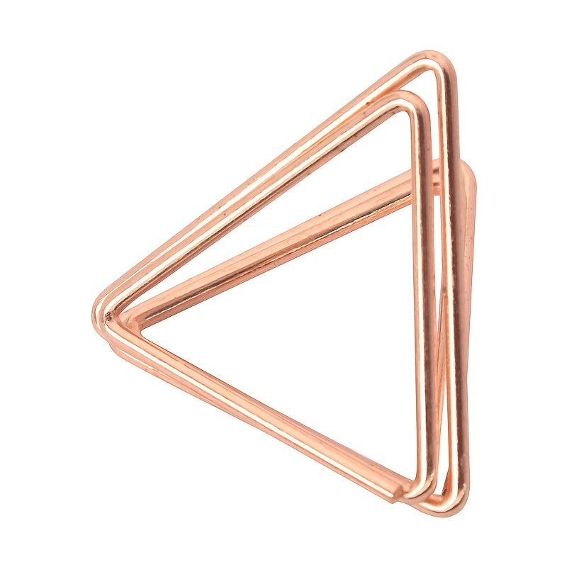 5pcs Triangular Business Card Holder Easter Creative Paper Clip