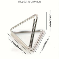 5pcs Triangular Business Card Holder Easter Creative Paper Clip